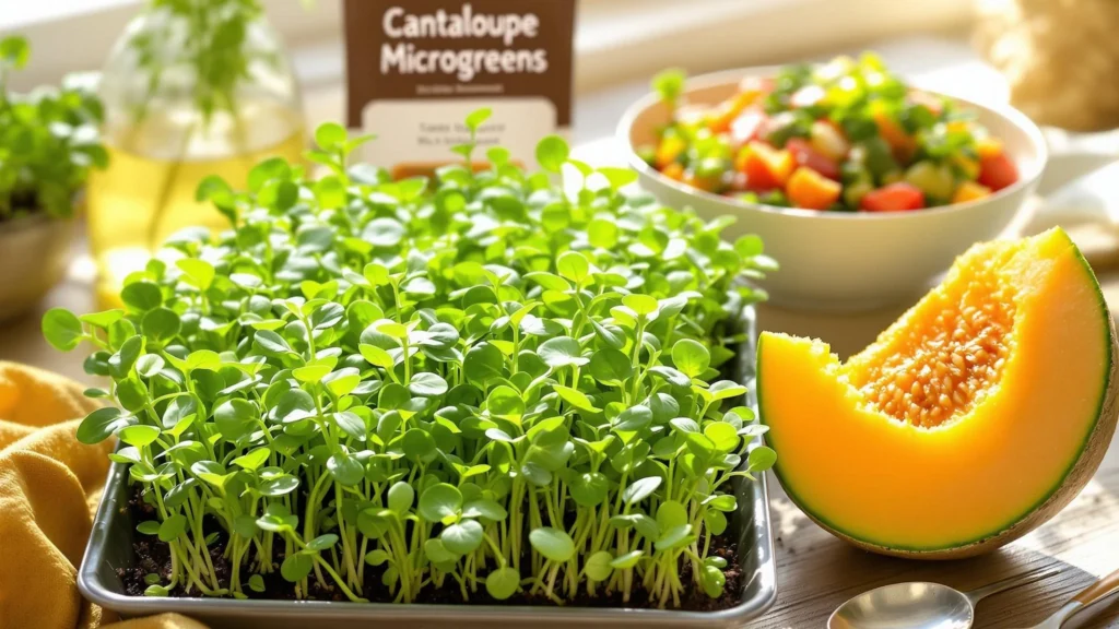 Cantaloupe Microgreens: How to Grow, Health Benefits & Tasty Recipes