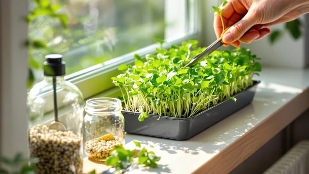 How to Grow Alfalfa Microgreens