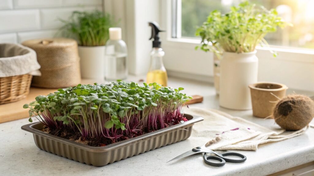 How to Grow Kale Microgreens Indoors