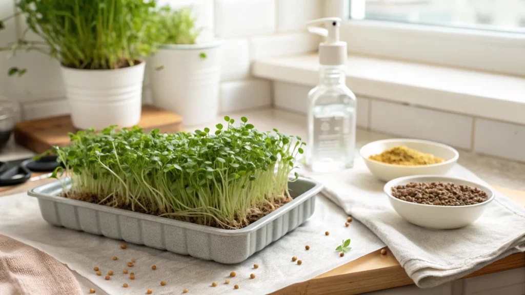 How to Grow Mustard Microgreens at Home