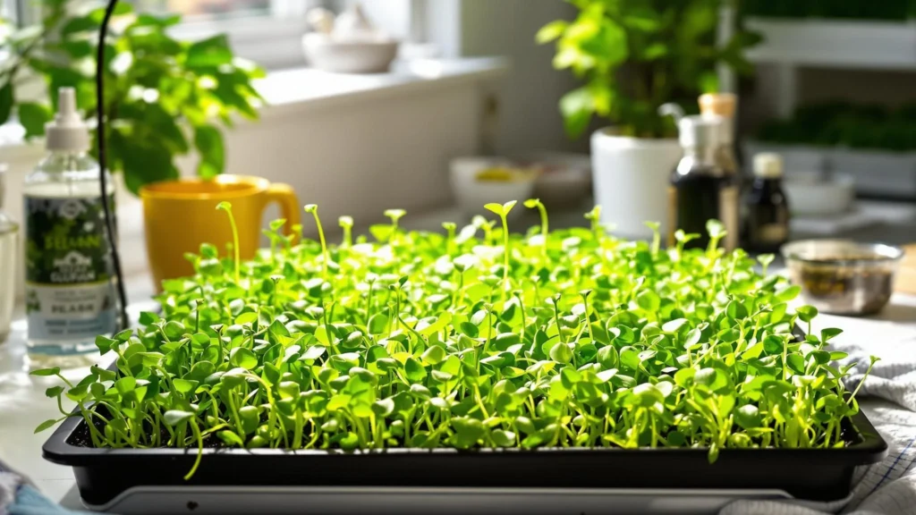 How to Grow Pea Microgreens
