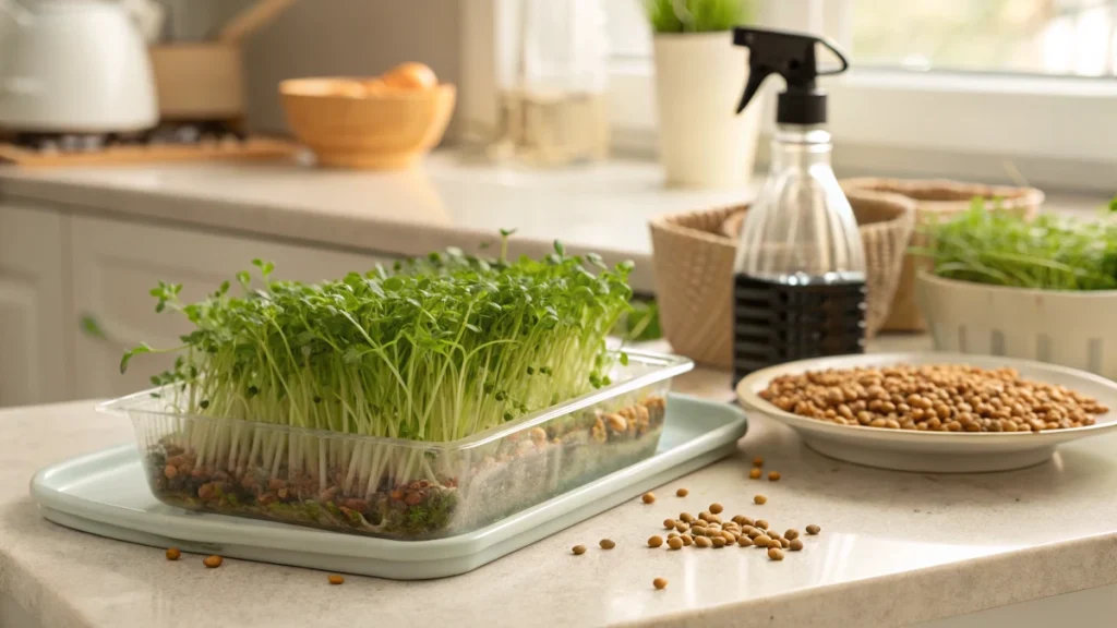 Lentil Microgreens 101: How to Grow, Health Benefits & Tasty Recipes!