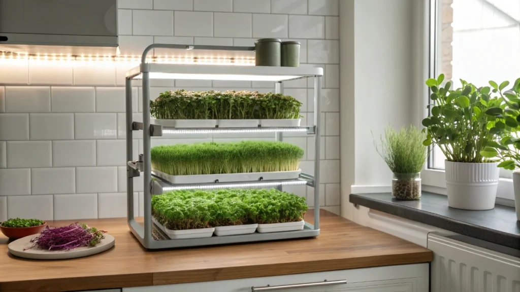 Best microgreens stand for 2025