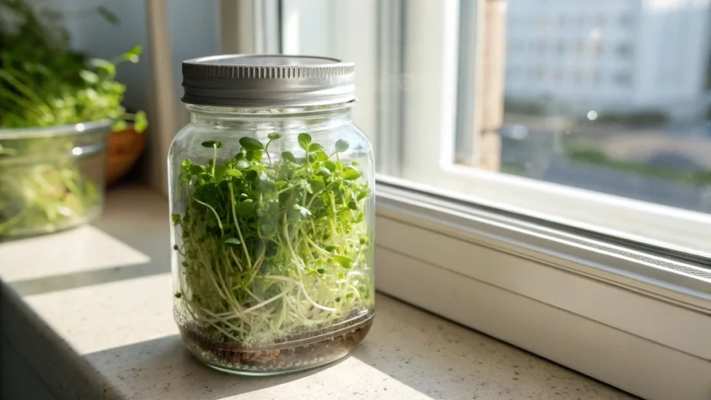 DIY Microgreens Jar — Step by Step