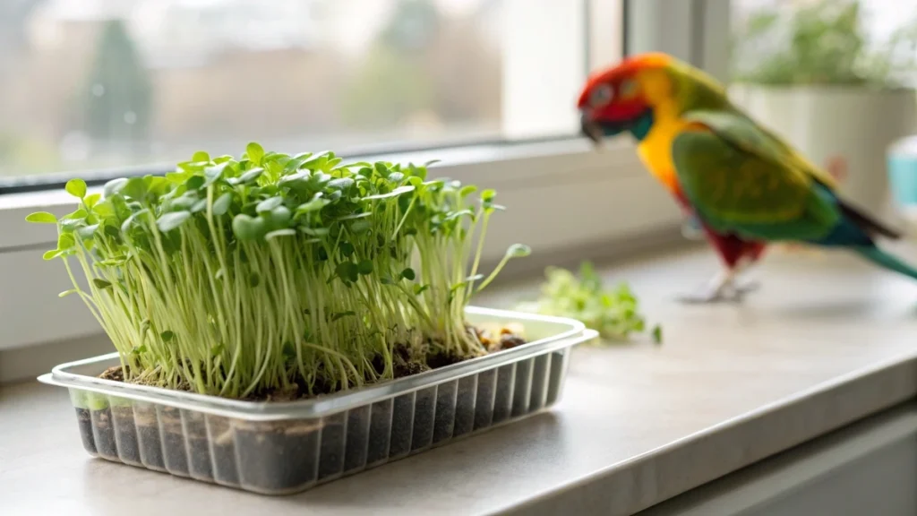 How to Grow Microgreens for Your Pet Birds