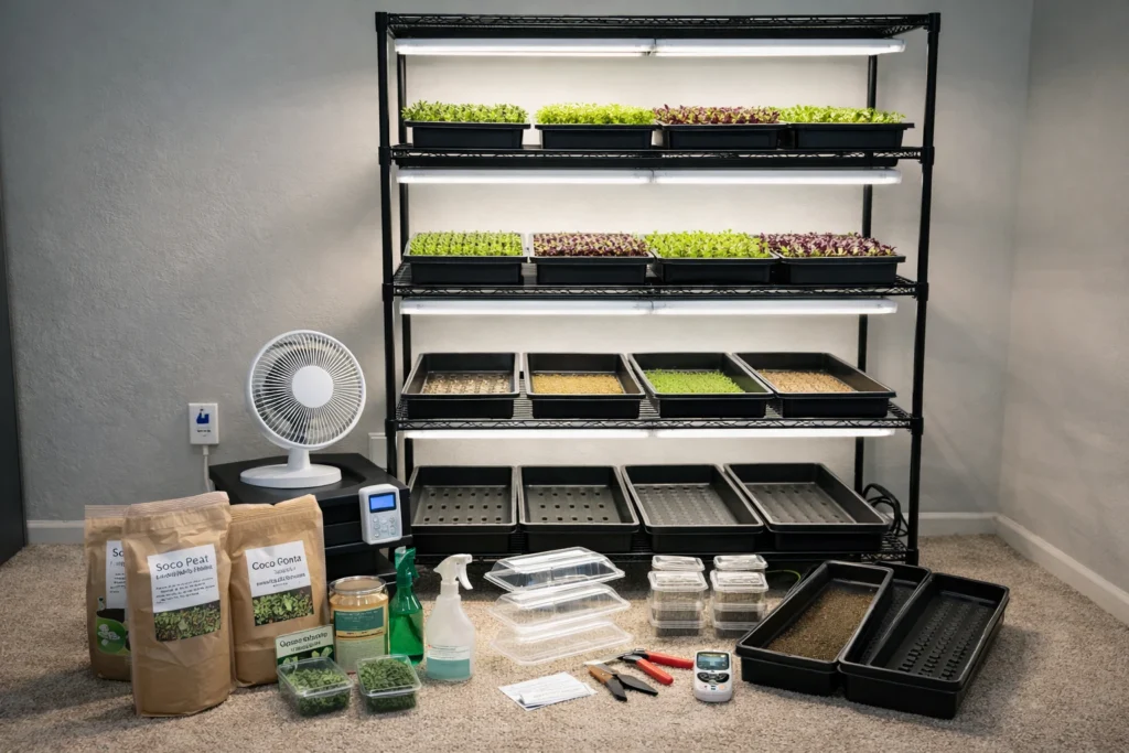 Space, equipment, and starter budget