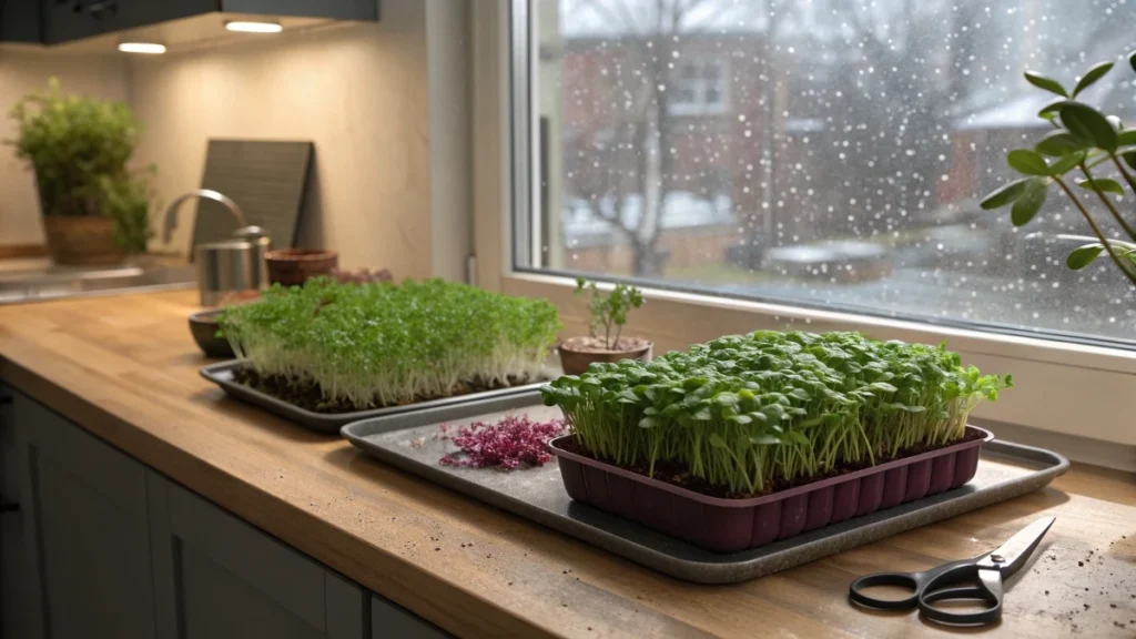 Indoor Winter Garden Microgreens: Simple Guide