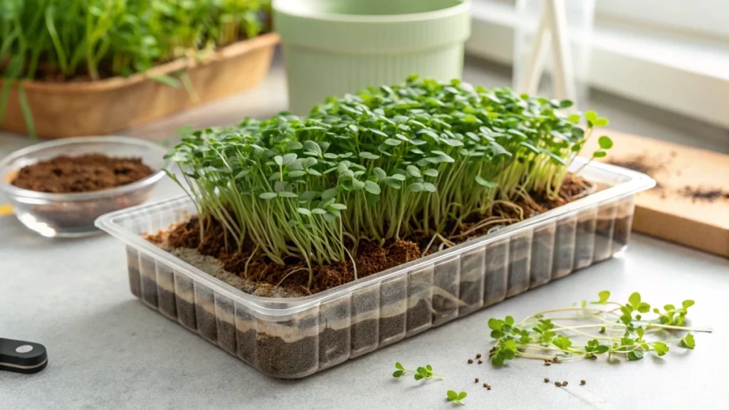 DIY Microgreens Tray: Build a Better Growing Setup for Bigger, Cleaner Harvests
